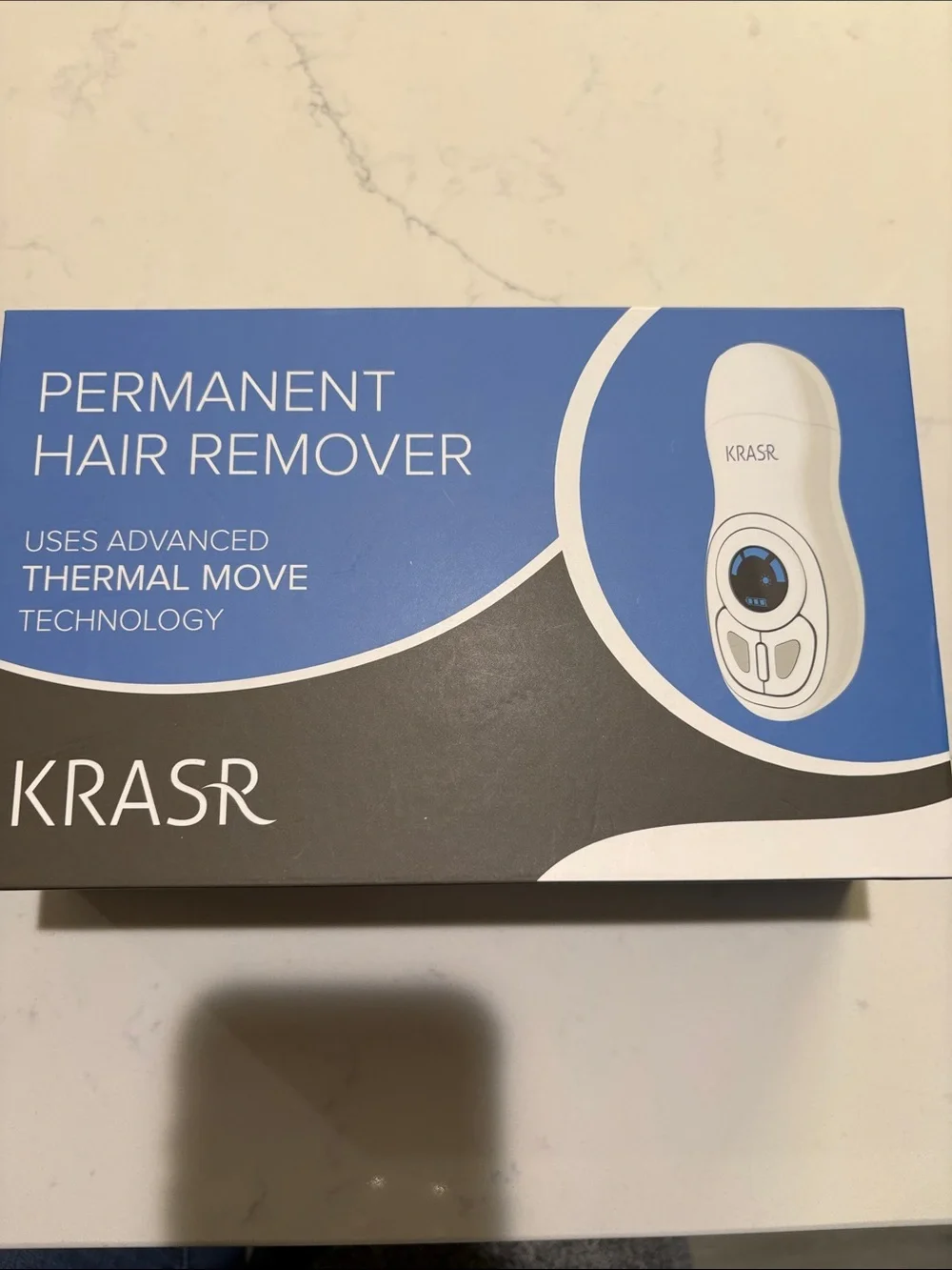 Ras Permanent Hair Remover - Blue, White, Black Packaging